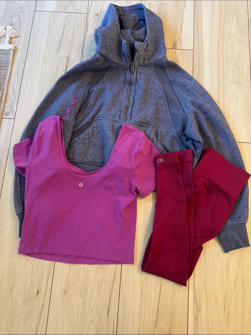 lululemon align Top , set active Leggings and  Hoodie